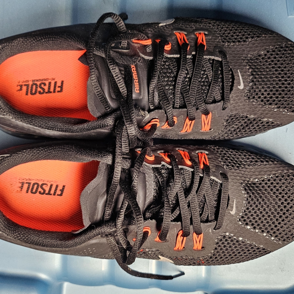 Nike Black and Orange Running Shoes